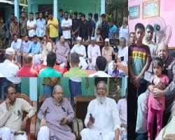জৈন্তাপুরে সড়ক দুর্ঘটনায় নিহত পরিবারের পাশে মন্ত্রী ইমরান আহমদ